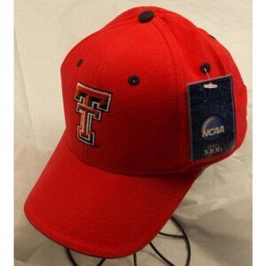 NCAA Texas Tech Red Raiders Red Hat Hook and Loop Closure by Signature